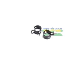 Heavy Duty 22mm Spring Clip / Clamp (Black) x 2