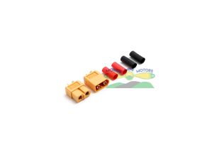 XT60 Plug / Connector Yellow with Heat Shrink (Male & Female)