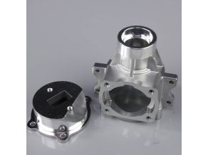 Crankcase Lower and Backplate (fits 26cc RE)