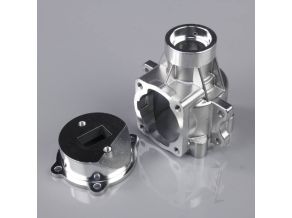 Crankcase Lower and Backplate (fits 26cc SE)