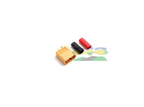 XT60 Plug / Connector Yellow with Heat Shrink (Male)