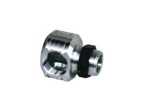 Muffler right angle adaptor M12