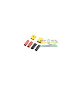 XT30 Plug / Connector Yellow with Heat Shrink (Male & Female)
