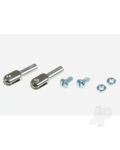 4-40 Steel Solder Rod Ends (2 pcs per package)