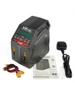 X2 Pro 2x100W (AC) / 2x200W (DC) 12A Intelligent Charger / Discharger (UK)