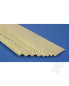 1in Brass Strip, .093in Thick (36in long) (Bulk Pack of 3 Items)