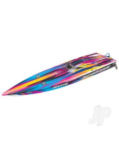 Pink Spartan VXL 1:10 36in Electric Brushless Race Boat (+ TQi 2-ch, TSM, VXL-6s marine, Velineon 540XL)