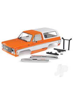 Body, Chevrolet Blazer (1979), complete (orange) (includes grille, side mirrors, door handles, windshield wipers, Front & Rear bumpers, decals)
